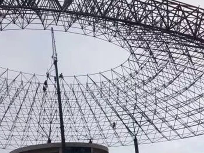 中卫篮球馆球形网架厂家价格